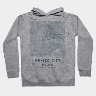 mexico city simple map Hoodie